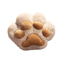 Suntek Kedi Pençesi Yastık Battaniye Sevimli  Açık Kahverengi