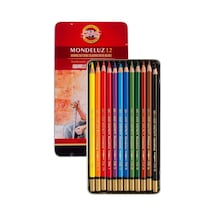 Koh-ı Noor Set Of Aquarell Coloured Pencils 3722 12 Çok Renkli