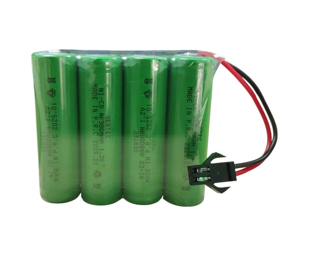 4.8v 4s1p Aa 800 Mah Kablo + Siyah Konnektörlü Oyuncak Pili