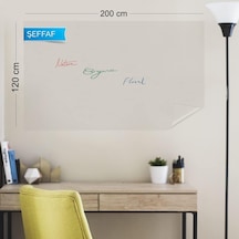120 X 200 Cm, 2 Adet Şeffaf Akıllı Kağıt, Yaz Sil Özellikli Sihirli Yazı Tahtası Genel