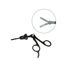 ﻿Barışhan Medikal Laparoskopik Reusable Delik Yuvası Pense 5 x 330 MM 22 MM Çene Siyah