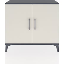 Arges Şifonyer Tek Raflı 2 Kapaklı 88x30x80 Antrasit-aytaşı Antrasit