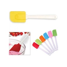 Renkli Silikon Spatula - Büyük Çok Renkli
