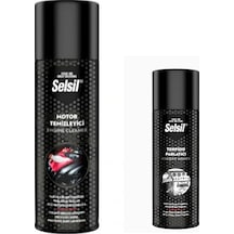 Selsil Susuz Motor Temizleme Spreyi 500 Ml Ve Torpido Parlatıcı 200 Ml 1 adet