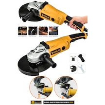 Assur ASR330 2200 W 230 MM Büyük Spiral Taşlama Sarı