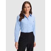 Pierre Cardin Açık Mavi Slim Fit Uzun Kollu Gömlek 50331517 Vr003