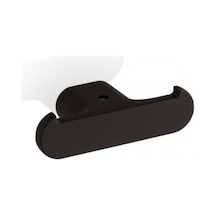 Inda Mito Duvara Monte Banyo Askısı Krom Siyah Pirinç Krom - Siyah