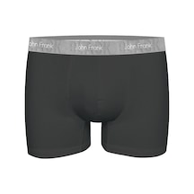 John Frank Erkek Boxer Jfbblk03 Siyah