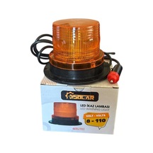 Mıkanıslı Çakarlı Led İkaz Lambası - 8-10 Volt