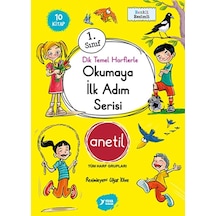 1. Sınıf Okumaya İlk Adım Serisi Anetil Düz Yazı 10 Kitap Yuva Yayınları