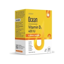 Orzax Ocean Vitamin D3 Sprey 400 Iu 20 Ml