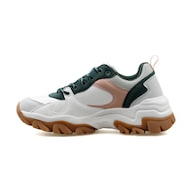 U.s. Polo Assn. Tracky 5fx Kadın Beyaz-yeşil 36-40 Sneaker Ayakkabı Beyaz