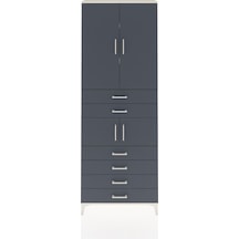 Arges Dolap 4 Raflı 6 Çekmeceli 4 Kapaklı 88x30x243 Aytaşı-an... Aytaşı