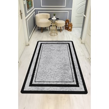 Modern Desenli Dijital Baskı Kaymaz Taban Halı H0172 Renkli