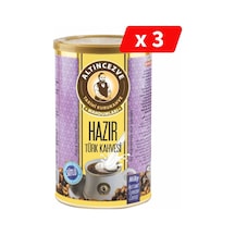 Altıncezve Hazır Türk Kahvesi Sütlü Teneke 3 x 500 G