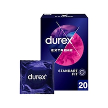Durex Extreme Geciktiricili Ve Tırtıklı Prezervatif 20'li - 8 Adet Tarı