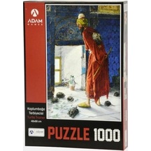 1000 Parça Puzzle Kaplumbağa Terbiyecisi 1000'lik Puzzle Adam