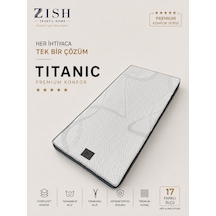 Titanic Yatak Pedi, Şilte, Topper Misafir, Yer, Kanepe Yatağı, Yer Minderi Fermuarlı Yıkanabilir Kılıf Kamp, Karavan, Yazlık, Öğrenci, Yurt, Bağ/bahçe, Araç İçi Yatağı Zishhome 24 Dns 8 Cm Yatak