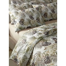 Tr Tropikal Çift Kişilik Nevresim Takımı 200x220 Cm 4 Parça 1 Adet Nevresim 1 Adet Çarşaf 2 Adet Yastık Kılıf Diğer