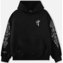 Startmore Sword And Blade Jesus Vintage 1451 Since Hoodie Sweatshirt Sweat Kapşonlu Baskılı Trend Siyah