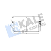 1850742 Radyatör Klima Corsa E B10xft-d10xft-b13dte-b13dtc-b14xel