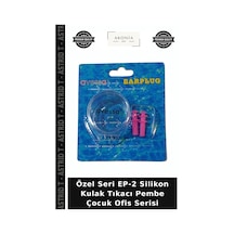 Özel Seri Ep-2 Silikon Kulak Tıkacı Pembe Çocuk Ofis Serisi