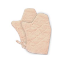 Molinella Yanmaz Kapitone Duck Kumaş Renkli Çift Fırın Eldiveni 20x27 Cm