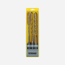 Rtrmax RBS003 Sds Plus Matkap Uç Seti (6 x 160 mm/8 x 160 mm/10 x 160 mm) - 3 Parça