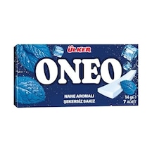 Oneo Slims Yeşil Naneli Sakız, 14 Gr