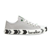 Benetton | Bn-30620-3374 Gri - Kadın Spor Ayakkabı (533394123) Gri