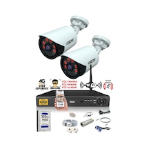 Ids - 2 Kameralı 1080P Fullhd 5Mp Sony Lensli Kamera Seti - 2020