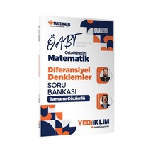 Yediiklim 2027 Öabt Meb-ags Lise Ortaöğretim Matematik Diferansiyel Denklemler Soru Bankası Çözümlü