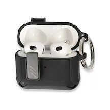 Newface Apple Airpods Uyumlu  3 3.nesil Truva Kılıf - Siyah