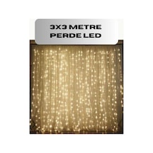 3x3 Perde Led Işık Şelale Model Özel Gün Dekoratif Aydınlatma Belirtilmemiş Belirtilmemiş