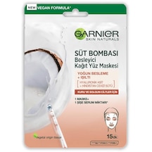 Garnier Hindistan Cevizi Özlü Süt Bombası Kağıt Yüz Maskesi 28 G