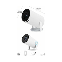 Ayaklı Projeksiyon Taşınabilir Mini Projektör Sinema Projektörü Android Tkdytgsıfb3ne31cncp