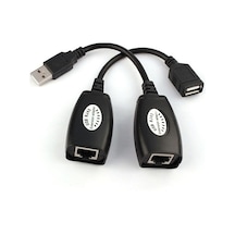 5058 Rj45 Usb Ek Uzatıcı Cat5e 6 Kablosu Ekleme Extender