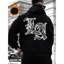 Y2k Trend Sezon Unisex Retro Sweatshırt Kapşonlu Kod 1693 Trz1579 Siyah