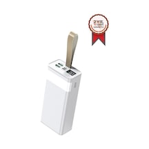 Torima Trm-1033 22.5w Hızlı Şarj Özellikli Dijital Şarj Göstergeli 30.000 Mah Powerbank Beyaz
