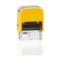 Colop Prınter C10 Sarı Kasa Siyah Keçe - 10 x 27 MM