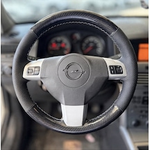 Opel Astra H Araca Özel Direksiyon Kılıfı Siyah Dikişli  Çok Renkli,