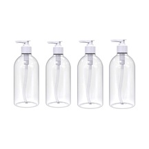 Tr Rc Ocio 500ml Dezenfektan Jeli Doldurmak İçin 4'lü Paket Boş 500 Ml Şişe, Jel Sabun Ve Dezenfektan İçin Tüm S