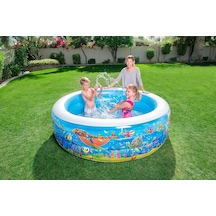 Tr Havuz Şişme Jumbo Desenli Yuvarlak 196cm X 53cm Bestway 51122 Diğer