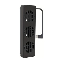 Elmpaly Nintendo Switch Soğutucu Fan - Siyah Yüksek Performanslı Abs Soğutucu, Çift Havalandırmalı