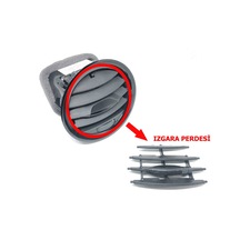 Corsa D Kalorifer Havalandırma Muzulu Izgara Perdesi Ortası Siyah