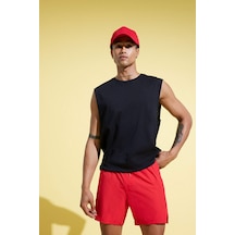 Defacto Boxy Fit Bisiklet Yaka Sporcu Atlet A1821AX24HS Siyah