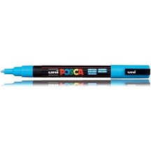 Tahtakalehobi Uni Posca Pc-3M Boyama Markörü 0.9-1.3 Mm Açık Mavi