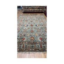 El Dokuma Afghan Halısı Gri