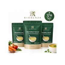 Biorenza Proteinli Vegan Toz Çorba Bezelye Proteinli Pirinç Proteinli Sebzeli 3 x 100 G