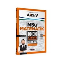 Msü Matematik Konu Konu Çıkmış Sorular Son 7 Yıl / Kolektif